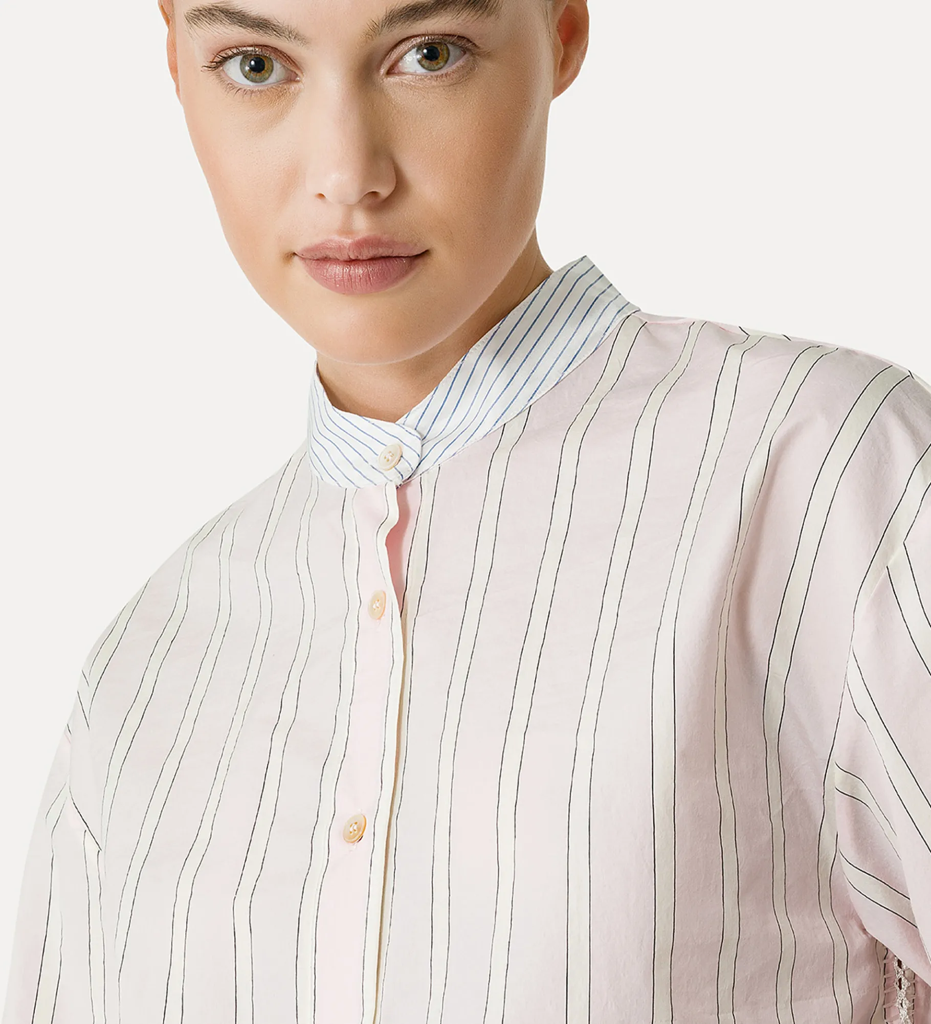 forte_forte Chemises^chemise tunisienne à rayures petalo