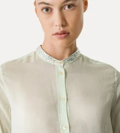 forte_forte Chemises^chemise tunisienne en voile mint