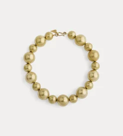 forte_forte Bijoux^collier de perles en laiton bronze