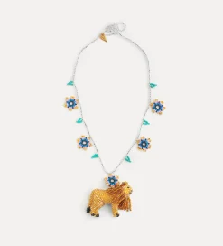 forte_forte Bijoux^collier le “crazy lion” gold lion