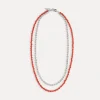 forte_forte Bijoux^collier ras–de–cou à petites perles colorées lacca