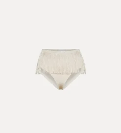 forte_forte Tenue De Plage Et Lingerie^culotte à taille haute avec franges orchidea
