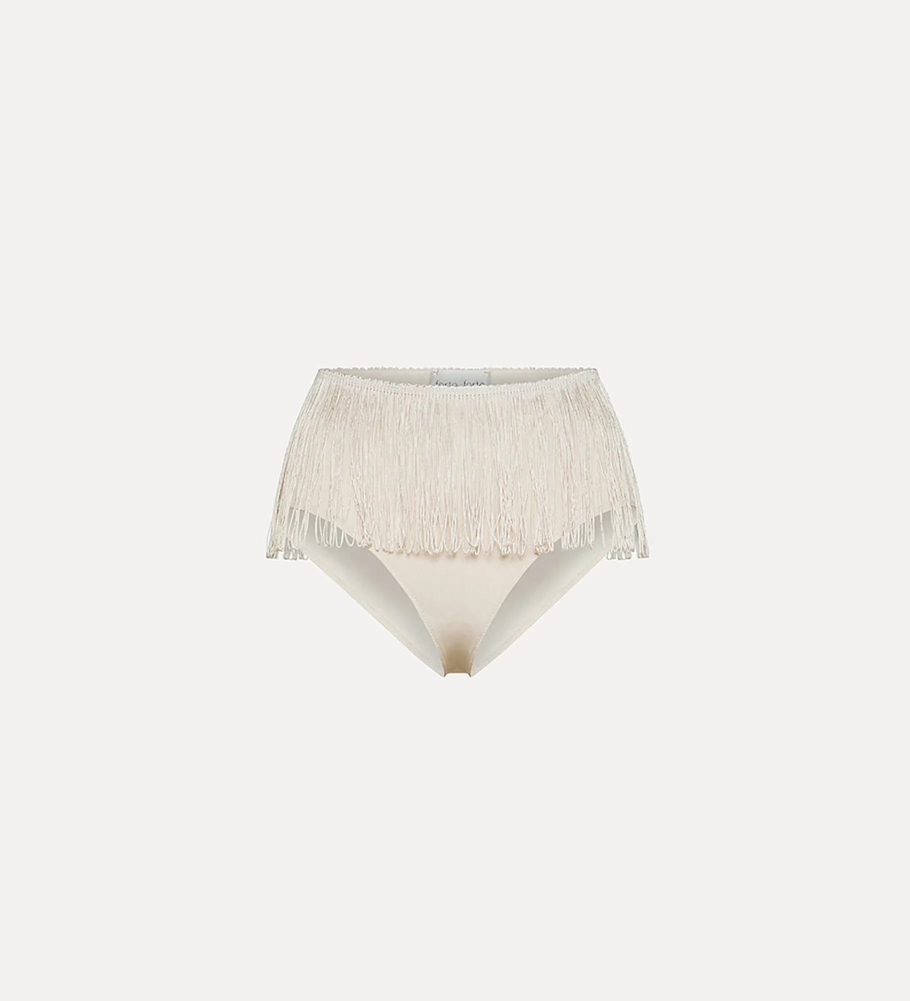 forte_forte Tenue De Plage Et Lingerie^culotte à taille haute avec franges orchidea