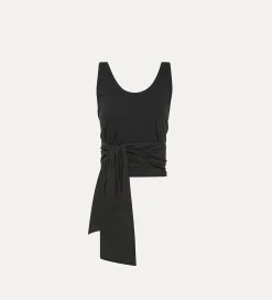 forte_forte Hauts^débardeur en jersey de coton nero