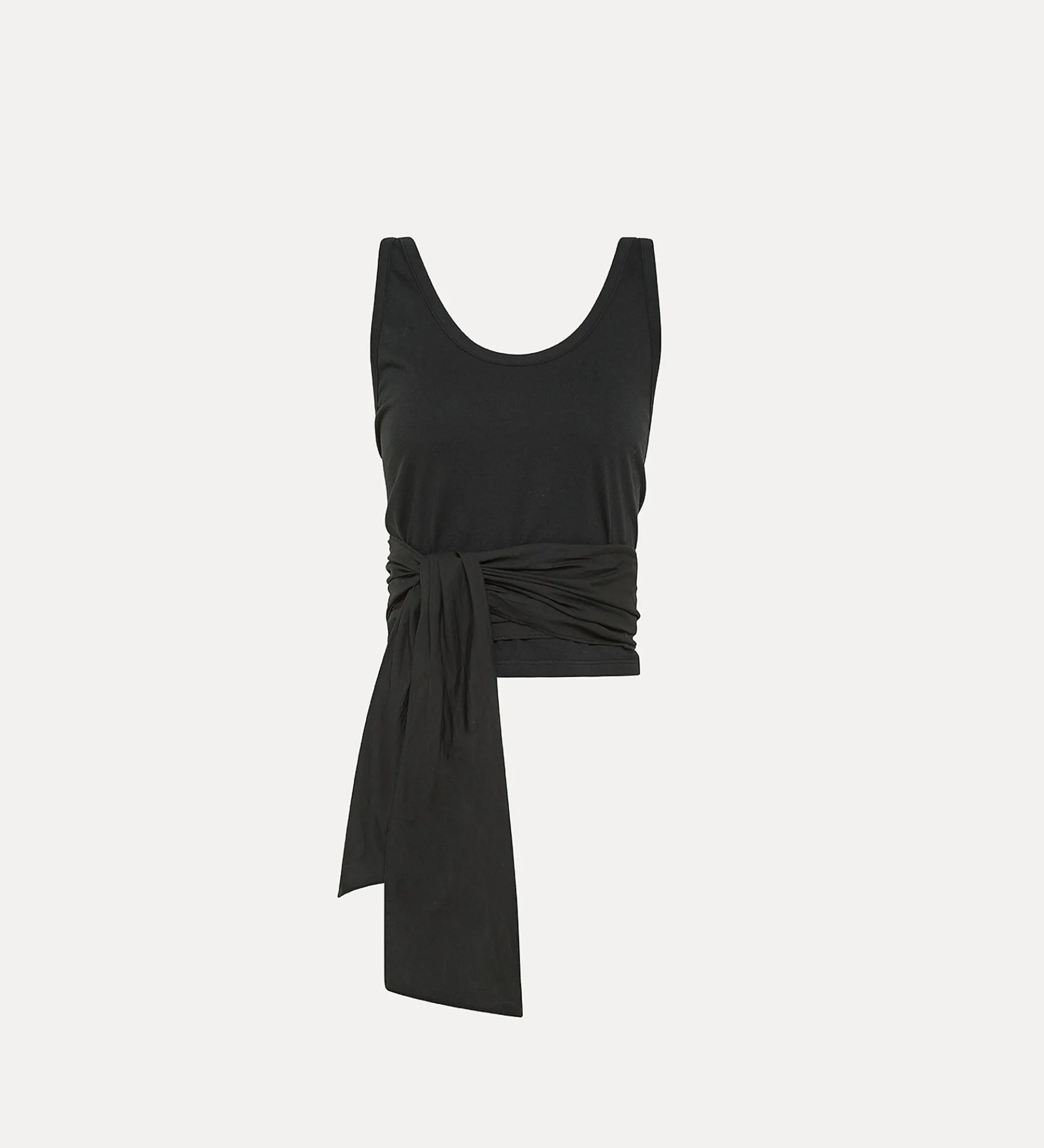 forte_forte Hauts^débardeur en jersey de coton nero