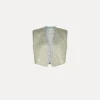 forte_forte Vestes^gilet en jacquard avec strass twinkle