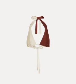 forte_forte Tenue De Plage Et Lingerie^haut de bikini en jersey color block cacao