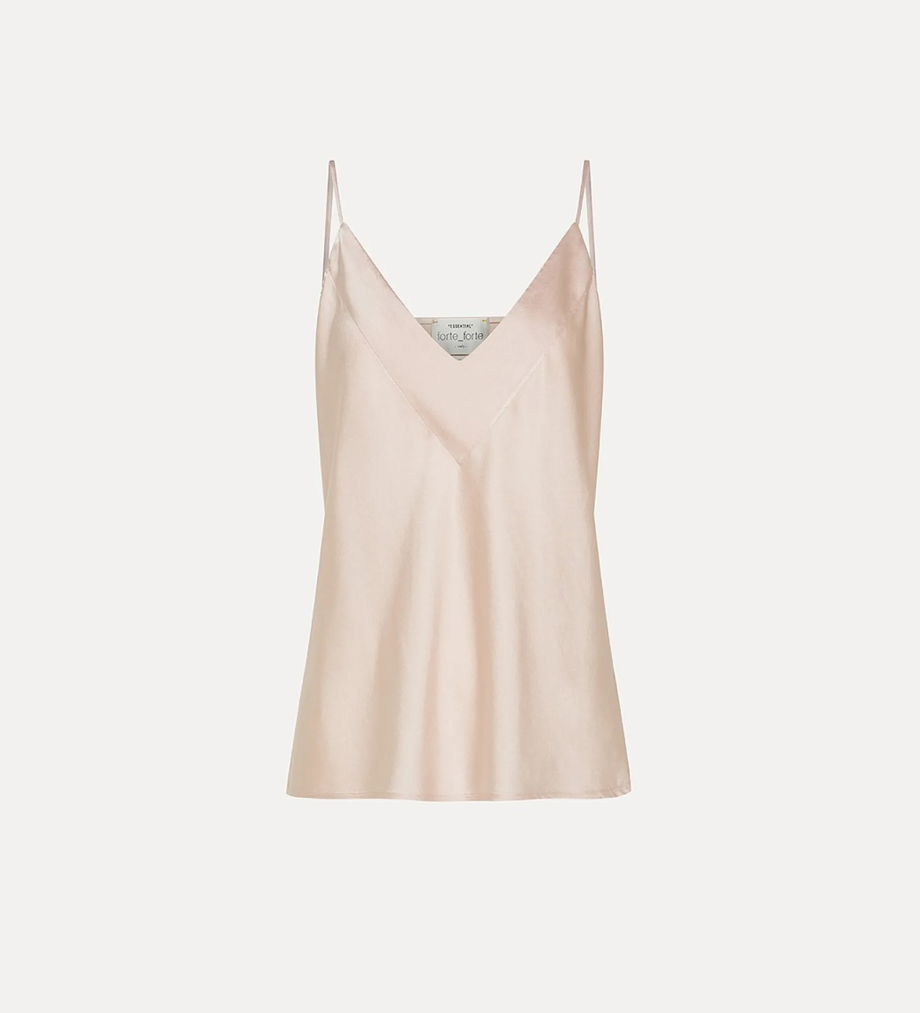 forte_forte Hauts^haut en satin de soie oyster