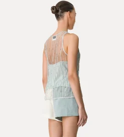 forte_forte Hauts^haut en tulle avec broderie “firefly” firefly