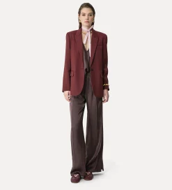 forte_forte Pantalons^jogging à coupe ample en satin de soie lava