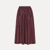 forte_forte Jupes^jupe en soie essential black orchid