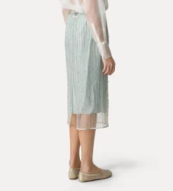forte_forte Jupes^jupe en tulle avec broderie “firefly” firefly