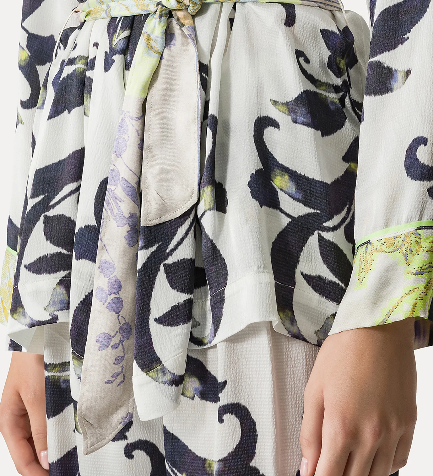 forte_forte Vestes^kimono pour femme avec imprimé “the secret lily” orchidea