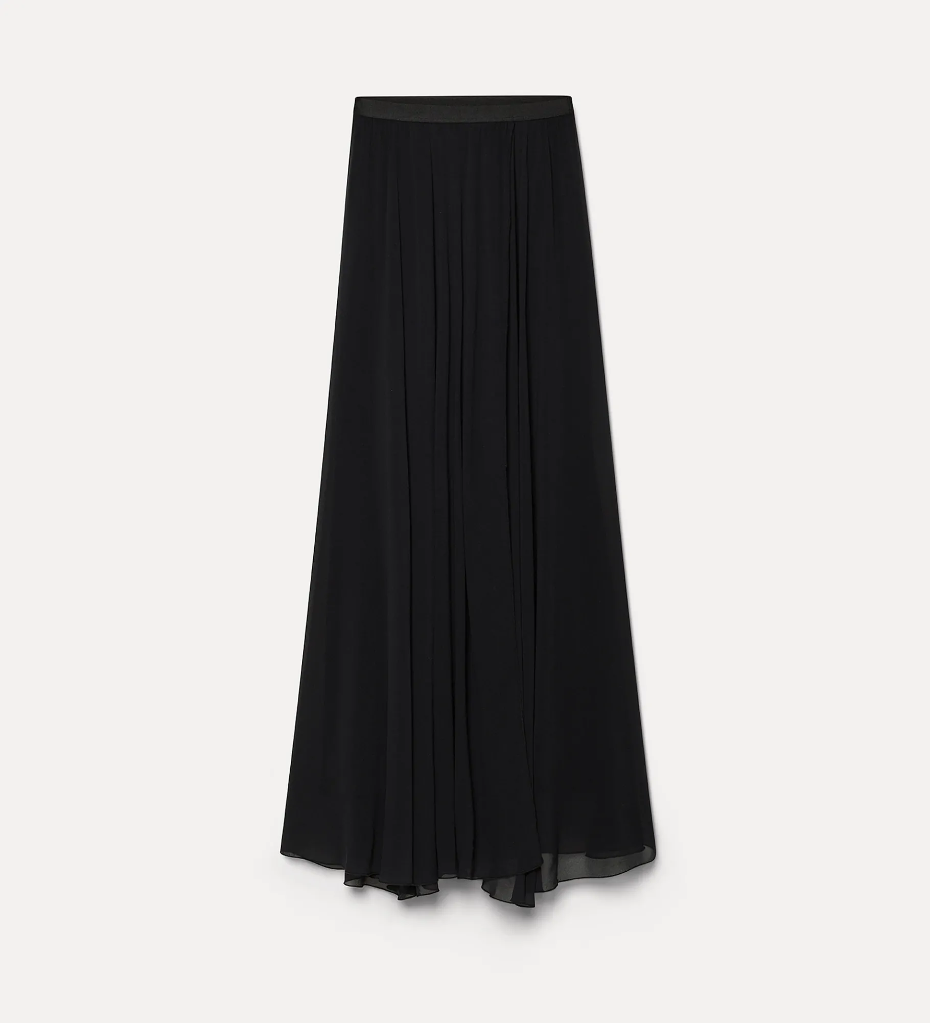 forte_forte Jupes^la jupe en georgette de soie nero