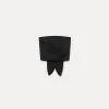 forte_forte Hauts^le bustier avec ceinture en duchesse contemporaine nero