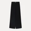 forte_forte Pantalons^le pantalon smoking en satin enver nero