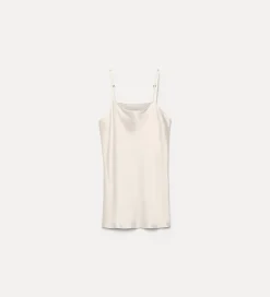 forte_forte Hauts^le top en satin enver avorio