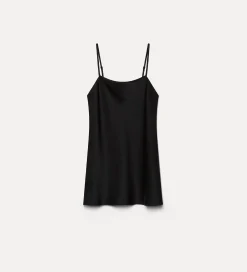 forte_forte Hauts^le top en satin enver nero