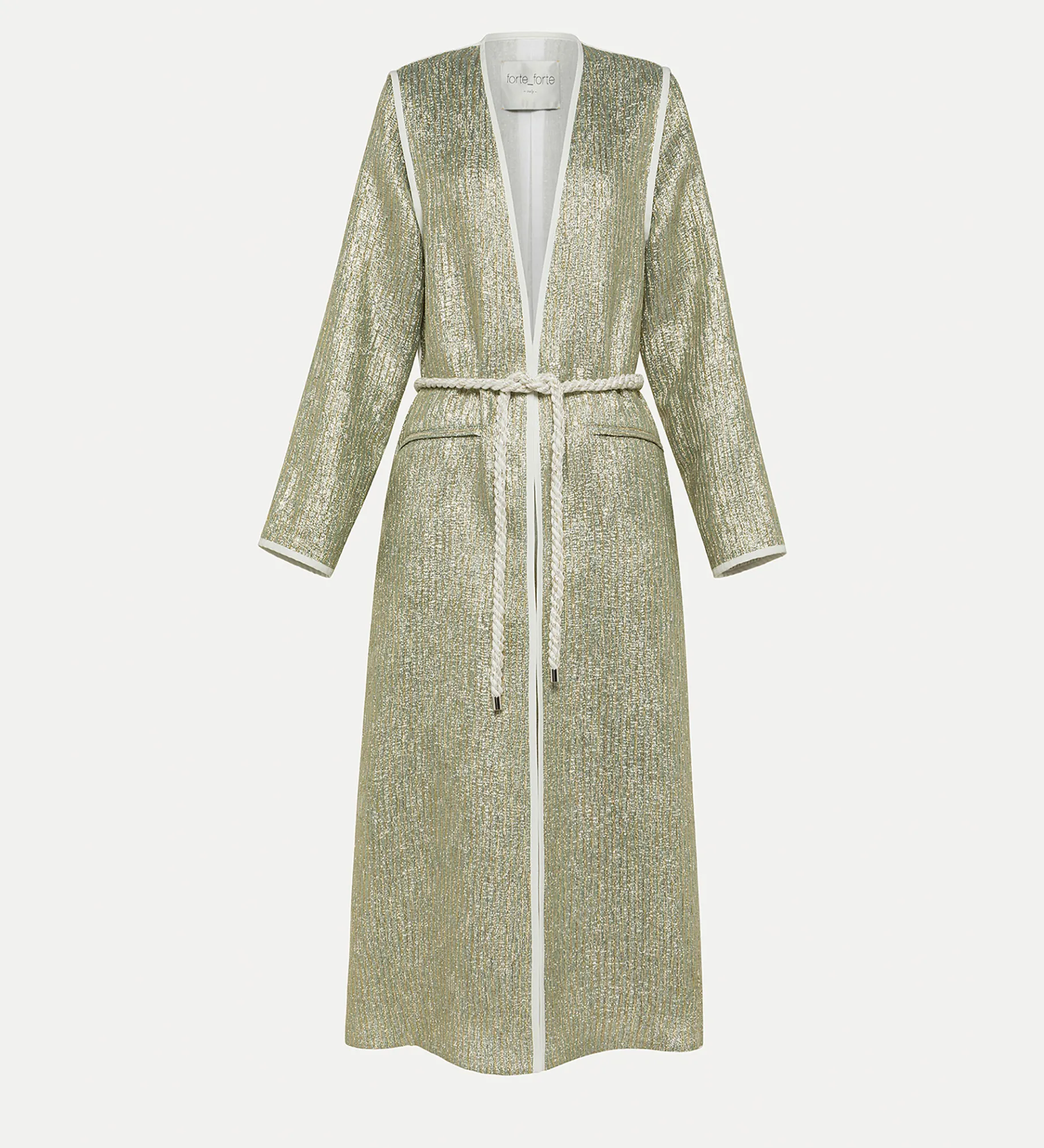 forte_forte Manteaux^manteau jacquard en lurex “twinkle” twinkle