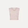 forte_forte Tricots^micro gilet oyster