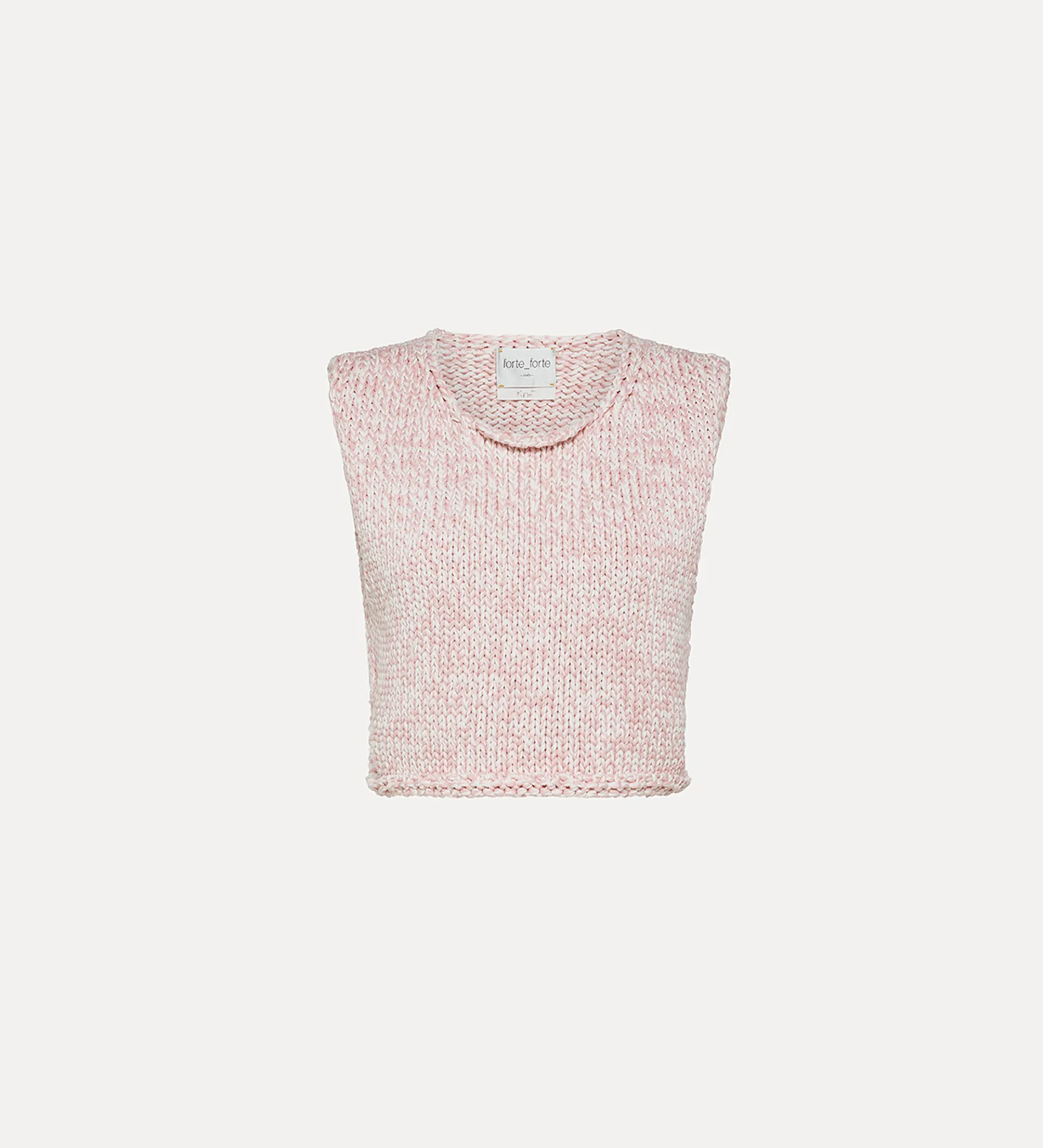 forte_forte Tricots^micro gilet oyster