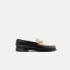 forte_forte Chaussures^mocassins en veau et poulain avec strass burgundy