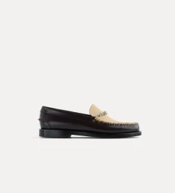 forte_forte Chaussures^mocassins en veau et poulain avec strass burgundy