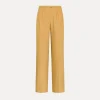 forte_forte Pantalons^pantalon à pinces en lin grano
