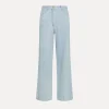 forte_forte Pantalons^pantalon à 5 poches bleach