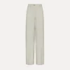 forte_forte Pantalons^pantalon à 5 poches pour femme fil à fil madreperla