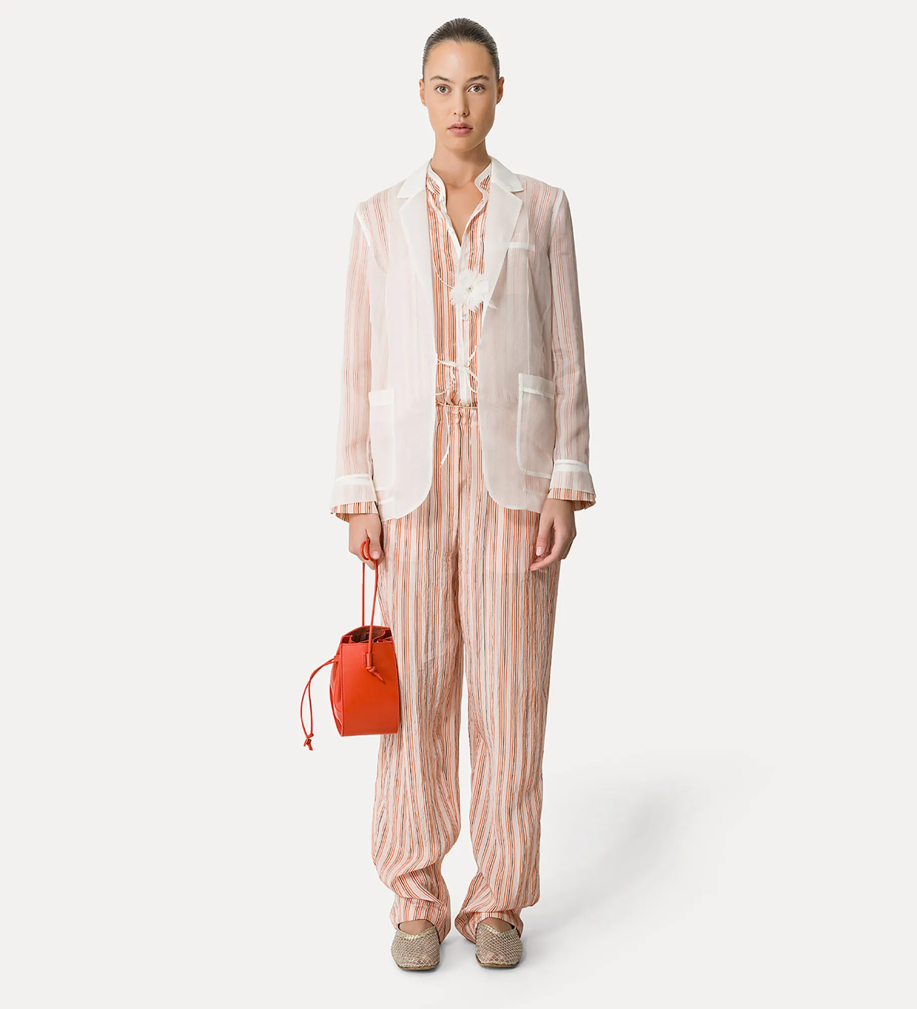 forte_forte Pantalons^pantalon avec élastique à la taille pistillo