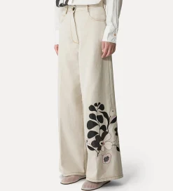 forte_forte Pantalons^pantalon en coton à 5 poches dune