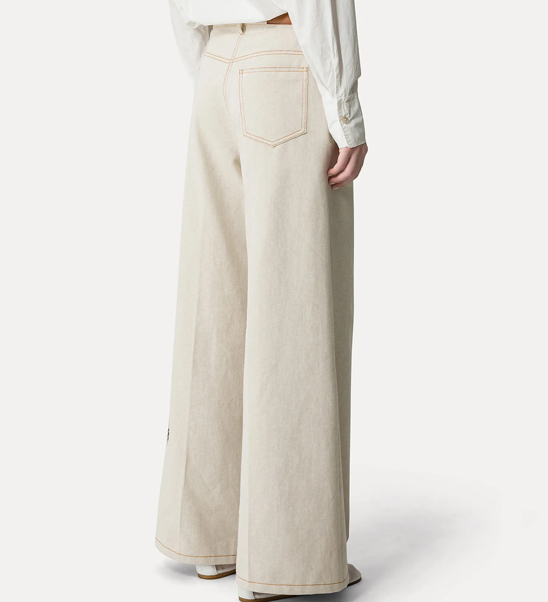 forte_forte Pantalons^pantalon en coton à 5 poches dune