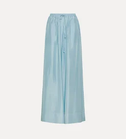 forte_forte Pantalons^pantalon en soie avec cordon coulissant acqua