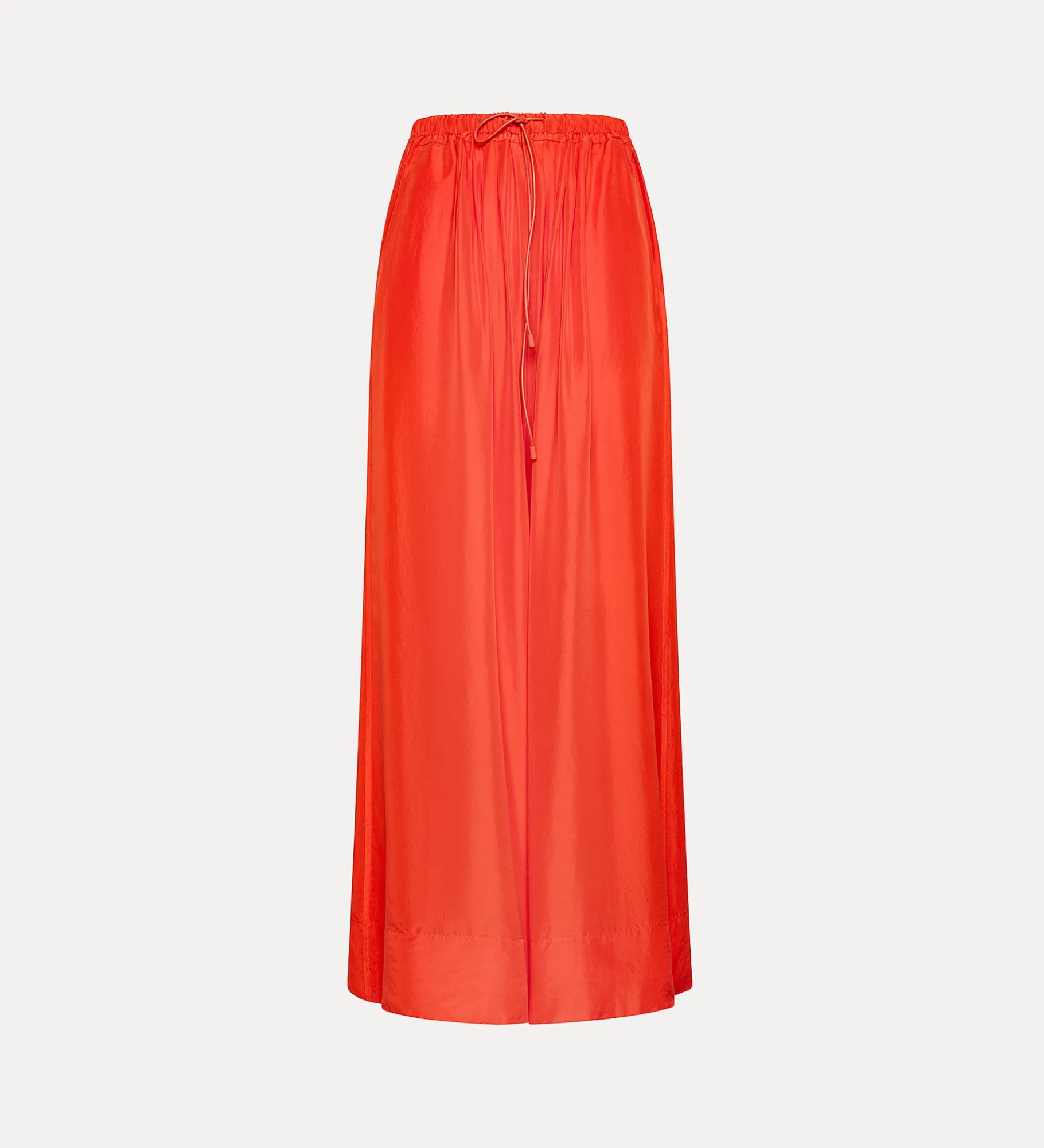 forte_forte Pantalons^pantalon en soie avec cordon coulissant papavero