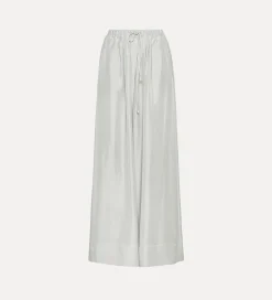 forte_forte Pantalons^pantalon en soie avec cordon coulissant madreperla