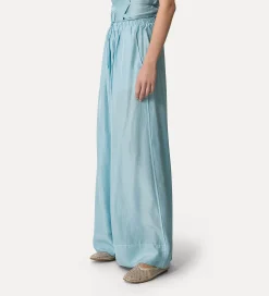 forte_forte Pantalons^pantalon en soie avec cordon coulissant acqua