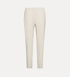 forte_forte Pantalons^pantalon essential en crêpe cady stretch ivory
