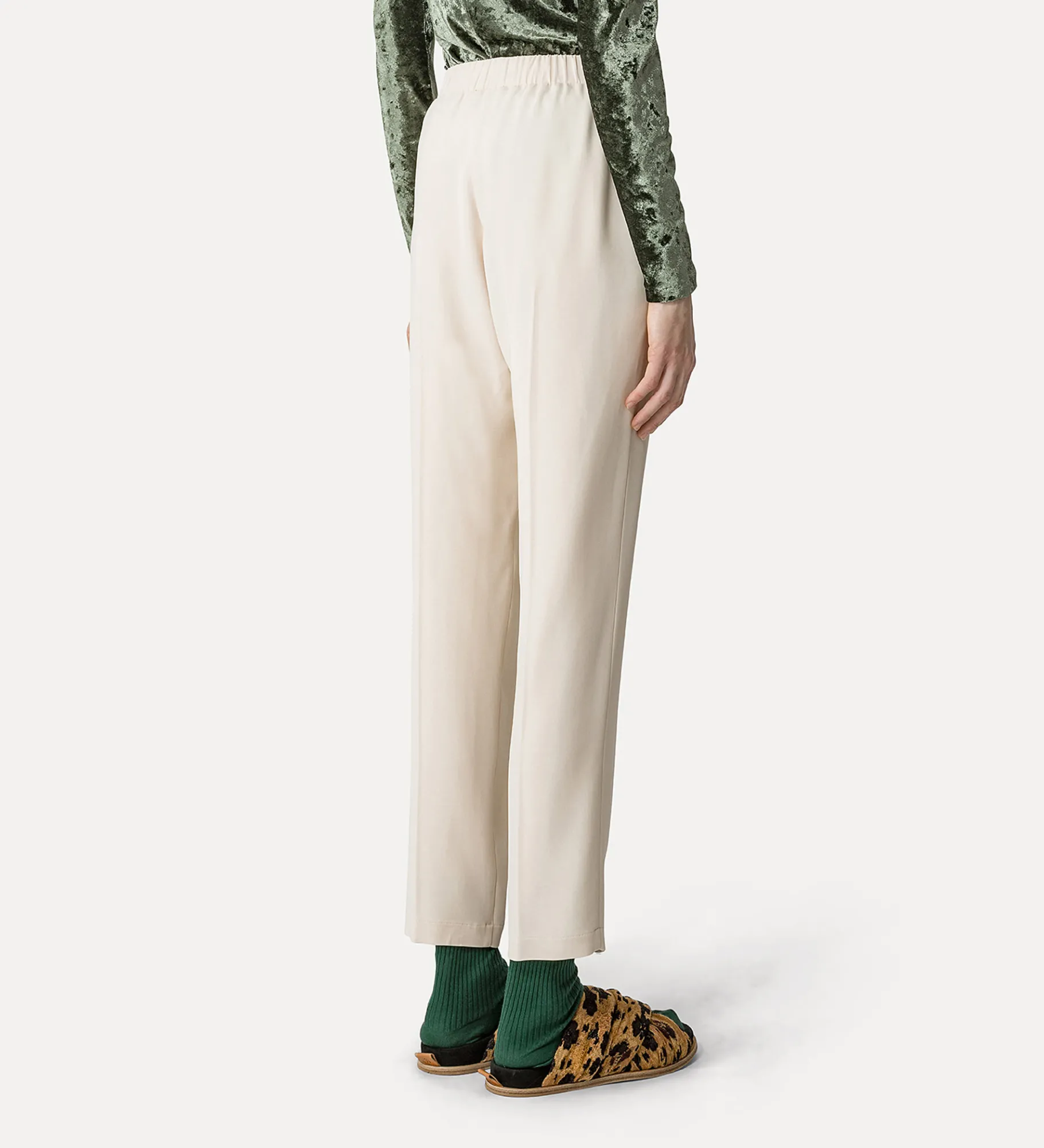 forte_forte Pantalons^pantalon essential en crêpe cady stretch ivory
