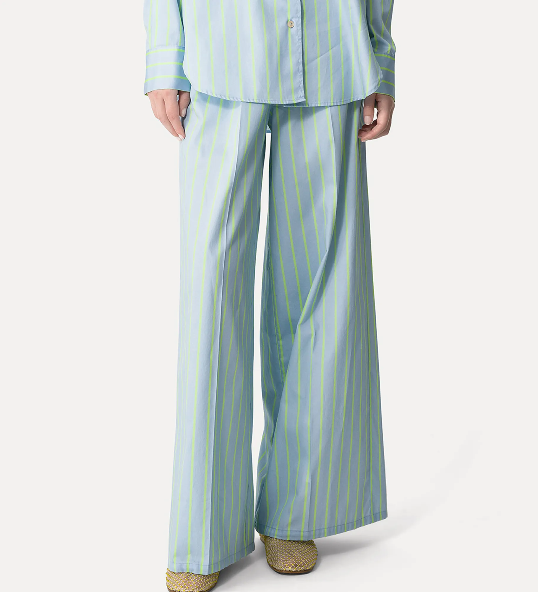 forte_forte Pantalons^pantalon palazzo en coton nuage