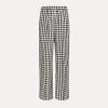 forte_forte Pantalons^pantalon palazzo en vichy de coton abisso