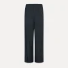 forte_forte Pantalons^pantalon sans pinces noir abisso