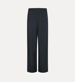 forte_forte Pantalons^pantalon sans pinces noir abisso
