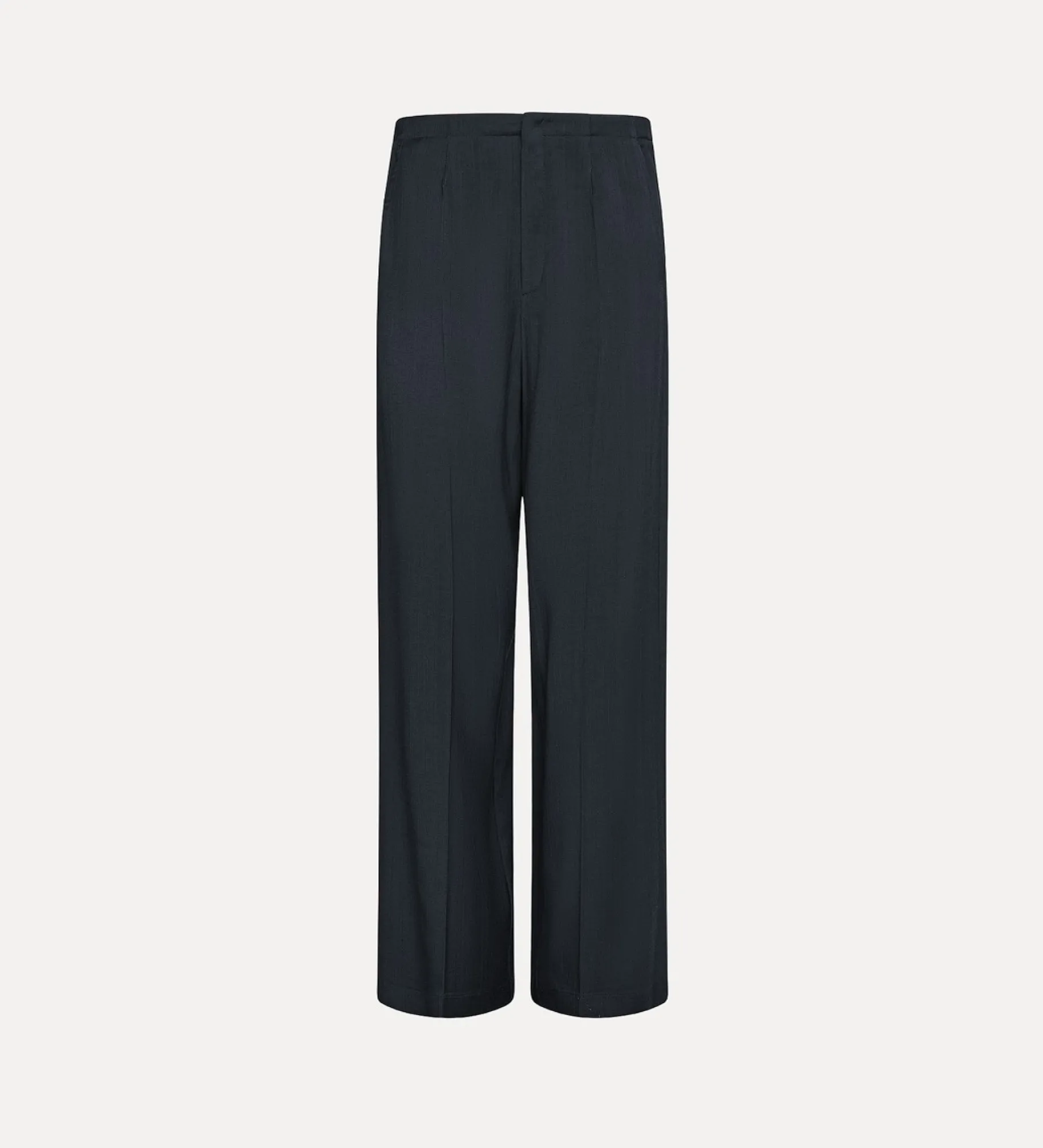 forte_forte Pantalons^pantalon sans pinces noir abisso