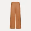forte_forte Pantalons^pantalon évasé en popeline terra