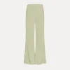 forte_forte Pantalons^pantalon évasé en satin aloe