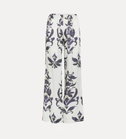 forte_forte Pantalons^pantalon évasé en satin “the secret lily” orchidea