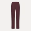 forte_forte Pantalons^pantalon évasé en viscose flammée black orchid