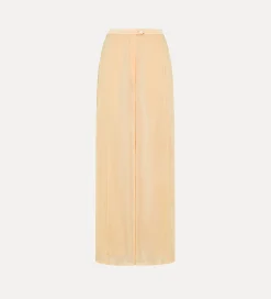 forte_forte Pantalons^pantalon évasé en voile de coton et soie sole