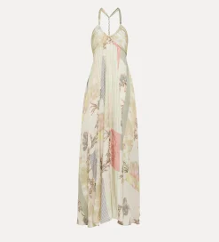 forte_forte Robes^robe à fines bretelles avec imprimé “the secret garden” pesco